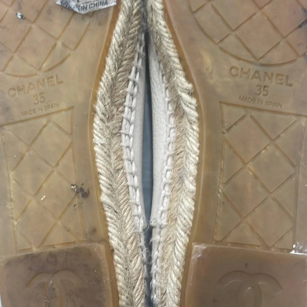 Chanel Leather Espadrilles size 35 - Picture 5 of 7